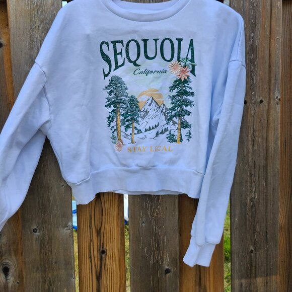 SEQUOIA National Park California Sweatshirt Cotton Classics Women's Size Large - Picture 3 of 7